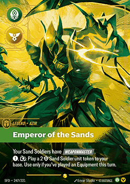 Azir, Emperor of the Sands – V.2 - Showcase