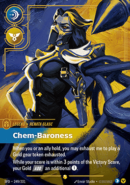 Renata Glasc, Chem-Baroness – V.2 - Showcase
