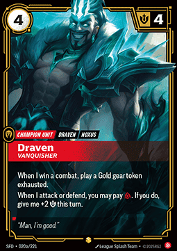 Draven, Vanquisher – V.2 - Showcase