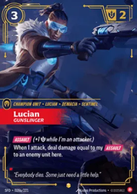 Lucian, Gunslinger (SFD SFD-028a/221) Spiritforged