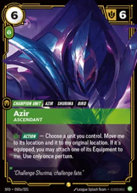 Azir, Ascendant (SFD SFD-050a/221) Spiritforged