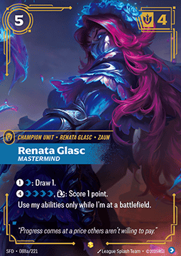 Renata Glasc, Mastermind – V.2 - Showcase
