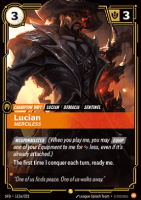 Lucian, Merciless (SFD SFD-113a/221) Spiritforged