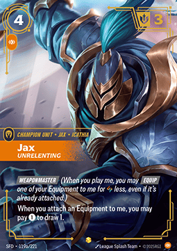 Jax, Unrelenting – V.2 - Showcase