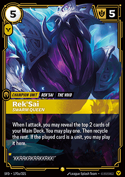 Rek'Sai, Swarm Queen – V.2 - Showcase