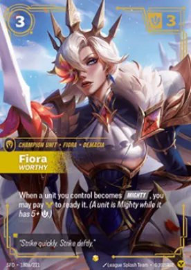 Fiora, Worthy (SFD SFD-180a/221) Spiritforged