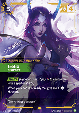 Irelia, Fervent – V.4 - Signed Showcase