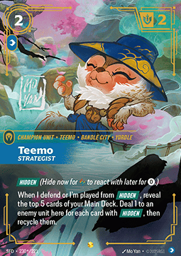 Teemo, Strategist – V.2 - Signed Showcase