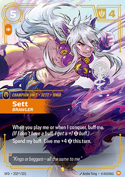 Sett, Brawler – V.2 - Signed Showcase
