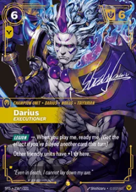 Darius, Executioner (SFD SFD-236*/221) Spiritforged
