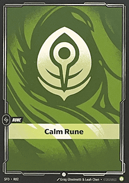 Calm Rune – V.1 - Common