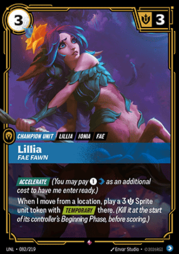 Lillia, Fae Fawn – V.1 - Rare