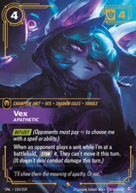 Vex, Apathetic ( UNL-150/219) Unleashed