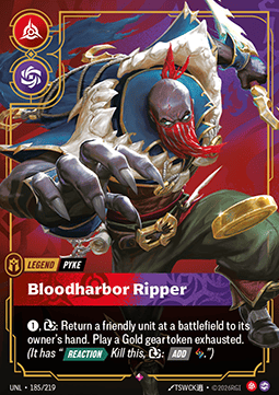 Pyke, Bloodharbor Ripper – V.1 - Rare
