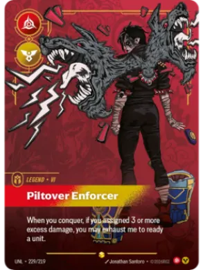 Vi, Piltover Enforcer ( UNL-229/219) Unleashed