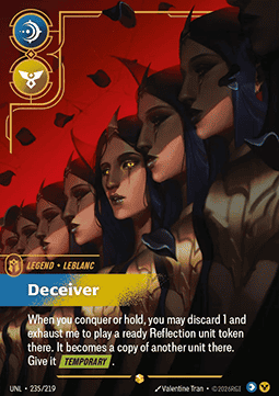 Leblanc, Deceiver – V.2 - Showcase