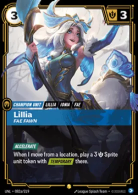 Lillia, Fae Fawn ( UNL-082a/219) Unleashed