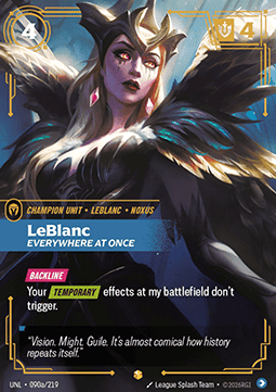 Leblanc, Everywhere at Once – V.2 - Showcase