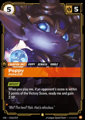 Poppy, Paragon ( UNL-116a/219) Unleashed