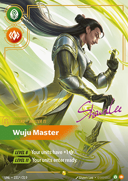 Master Yi, Wuju Master – V.3 - Signed Showcase