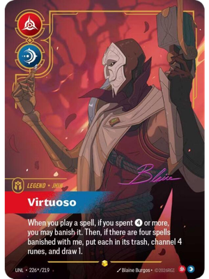Jhin, Virtuoso – V.3 - Signed Showcase