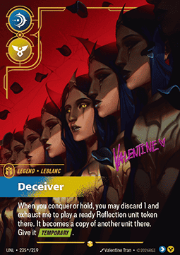 Leblanc, Deceiver – V.3 - Signed Showcase