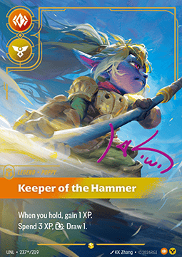 Poppy, Keeper of the Hammer – V.3 - Signed Showcase