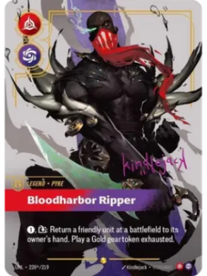Pyke, Bloodharbor Ripper ( UNL-228*/219) Unleashed