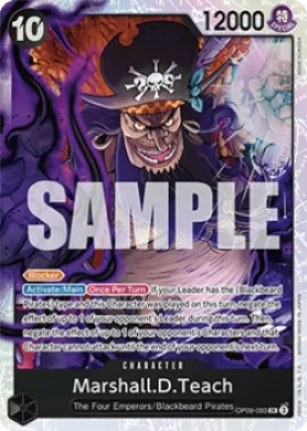 Marshall.D.Teach (OP09 OP09-093) Emperors in the New World