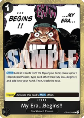 My Era...Begins!! (OP09 OP09-096) Emperors in the New World