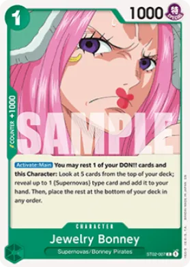 Jewelry Bonney (PRB02 ST02-007) One Piece Card The Best Vol.2