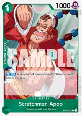 Scratchmen Apoo (PRB02 EB01-015) One Piece Card The Best Vol.2