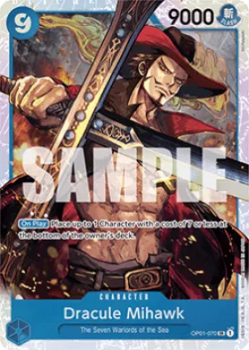 Dracule Mihawk (PRB01 OP01-070) One Piece Card The Best