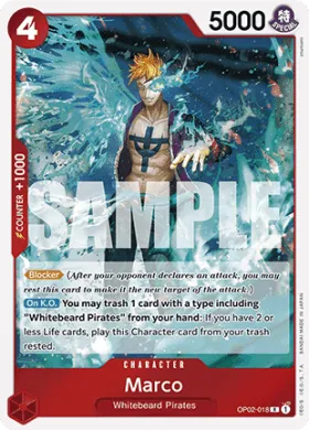 Marco (PRB01 OP02-018) One Piece Card The Best