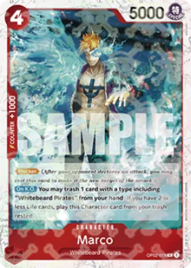 Marco (PRB01 OP02-018) One Piece Card The Best