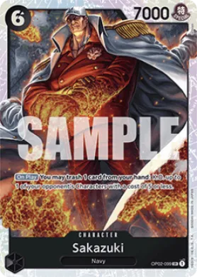 Sakazuki (PRB01 OP02-099) One Piece Card The Best