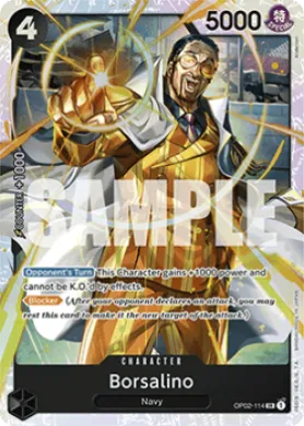 Borsalino (PRB01 OP02-114) One Piece Card The Best