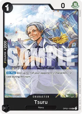 Tsuru (PRB01 OP02-106) One Piece Card The Best