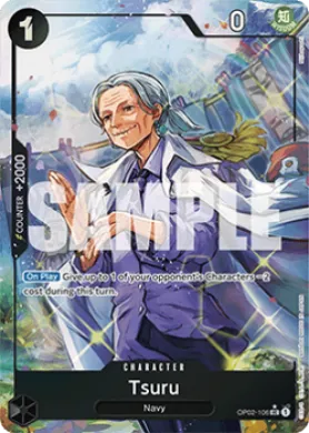 Tsuru (PRB01 OP02-106) One Piece Card The Best
