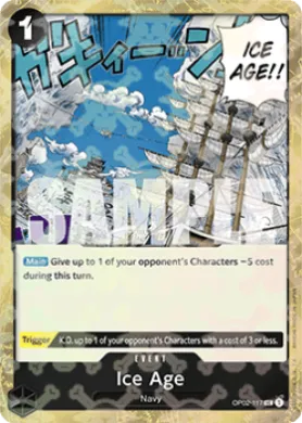 Ice Age (PRB01 OP02-117) One Piece Card The Best