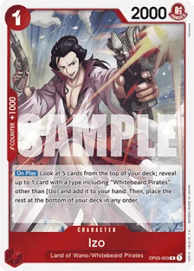 Izo (PRB01 OP03-003) One Piece Card The Best