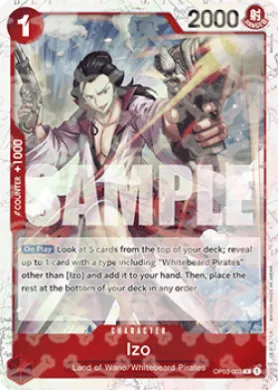 Izo (PRB01 OP03-003) One Piece Card The Best