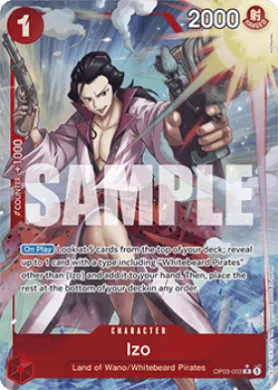 Izo (PRB01 OP03-003) One Piece Card The Best