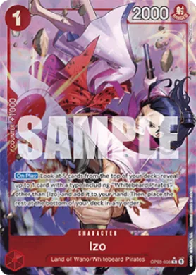 Izo (PRB01 OP03-003) One Piece Card The Best