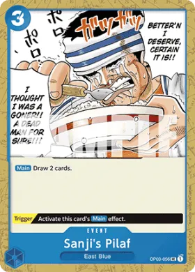 Sanji's Pilaf (PRB01 OP03-056) One Piece Card The Best