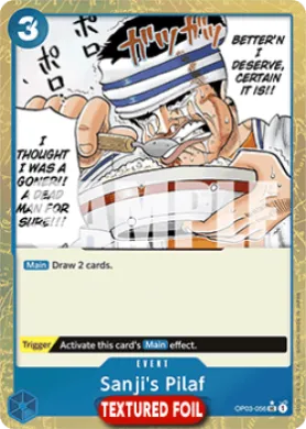 Sanji's Pilaf (PRB01 OP03-056) One Piece Card The Best