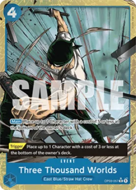 Three Thousand Worlds (PRB01 OP03-057) One Piece Card The Best