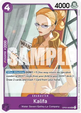 Kalifa (PRB01 OP03-060) One Piece Card The Best