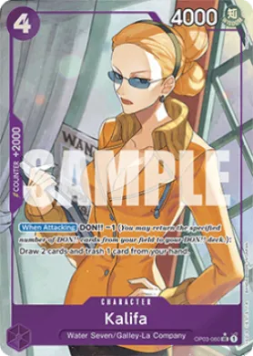 Kalifa (PRB01 OP03-060) One Piece Card The Best