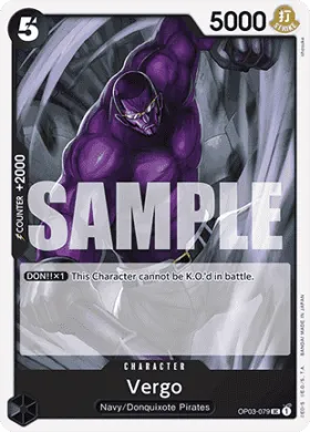 Vergo (PRB01 OP03-079) One Piece Card The Best